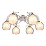 oml-28313-06 люстра потолочная omnilux saragossa